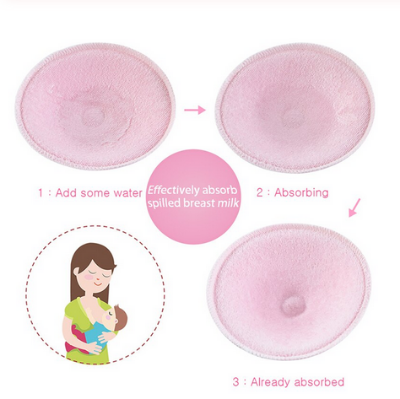 Picture of 2 Pcs Washable Breatthable Absorbency Breastt Pads Anti-overflow Maternity Nursing Pad Baby Feeding Breasttfeeding Mom Necessary New 2020-1Pair