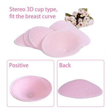 Picture of 2 Pcs Washable Breatthable Absorbency Breastt Pads Anti-overflow Maternity Nursing Pad Baby Feeding Breasttfeeding Mom Necessary New 2020-1Pair