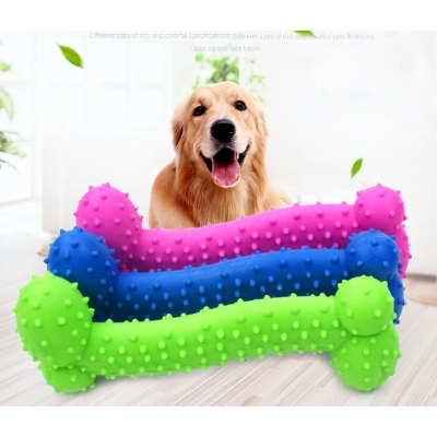 Picture of Dog Toy Rubber Bone (6 Inch)