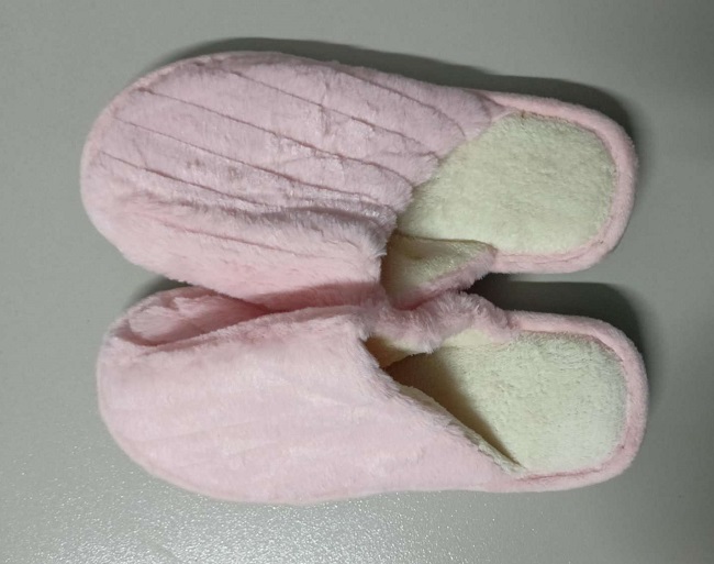 Picture of Winter Warm Fur Slippers Women Men Boys Girls Slippers House Shoes Flat Heel Home Indoor Bedroom-Pink