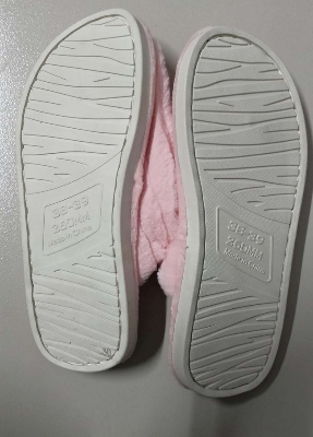 Picture of Winter Warm Fur Slippers Women Men Boys Girls Slippers House Shoes Flat Heel Home Indoor Bedroom-Pink