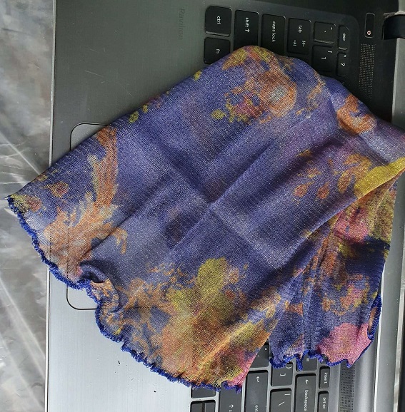 Picture of Girls Headband Women Scarf Lady Hijab Face Maskk-Multicolor