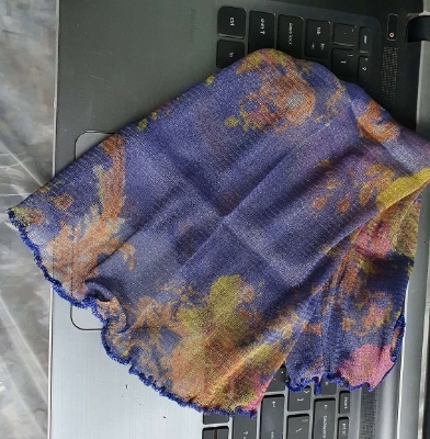 Picture of Girls Headband Women Scarf Lady Hijab Face Maskk-Multicolor