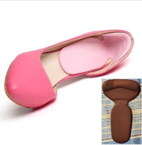 Picture of (Dark Brown Color) Shoe Heel Anti-skid High Heel Shoes Anti-wear Sticker Foam Invisible Insoles-Int: One size-Brown