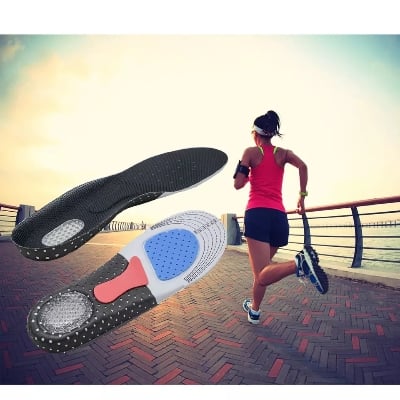 Picture of (Any Size Shoes Adjustable) 2 pcs Insole Pad Inserts Heel Post Back Breathable Anti-slip for High Heel Shoe High Heel Shoes Insoles Memory Foam