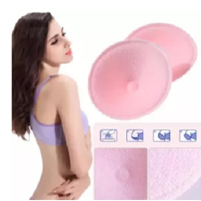 Picture of 2 Pcs Anti-overflow Maternity Nursing Pad Baby Feeding Washable Absorbency Breastt Pads