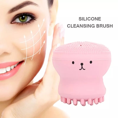 Picture of Silicone Face Brush Deep Pore Clean For Blackhead Acne Skin Care Face Massager Skin Care Facial Brush