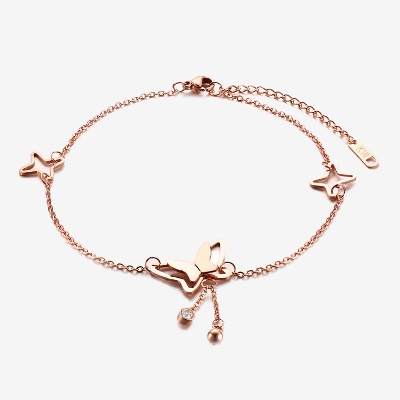 Picture of Butterfly Pendant Women Anklets Bracelet Girls Leg Nupur (1 Pc )