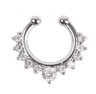 Picture of Women Fake Nose Ring - Silver