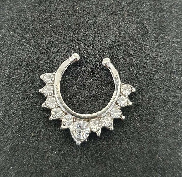 Picture of Women Fake Nose Ring - Silver