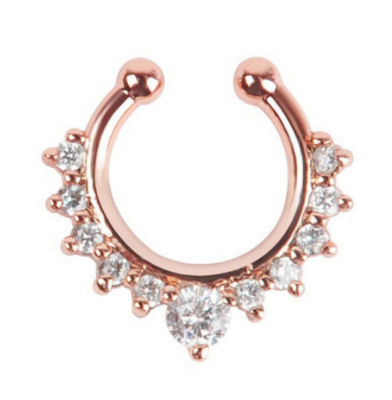 Picture of Women Fake Nose Ring - Gold Color