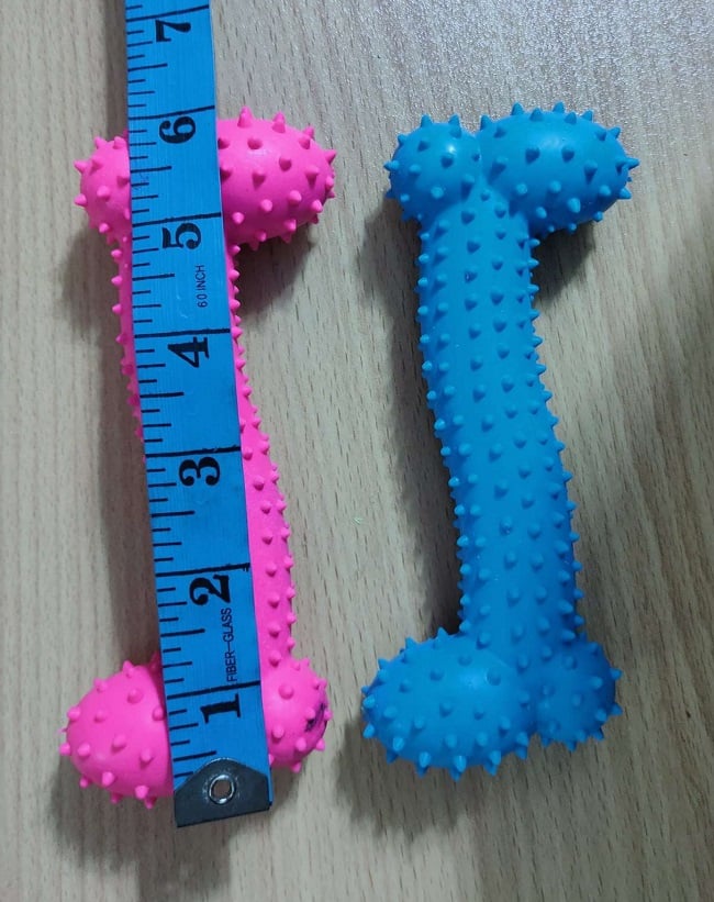 Picture of Dog Toy Rubber Bone (4 Inchs )
