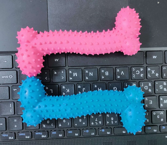 Picture of Dog Toy Rubber Bone (4 Inchs )
