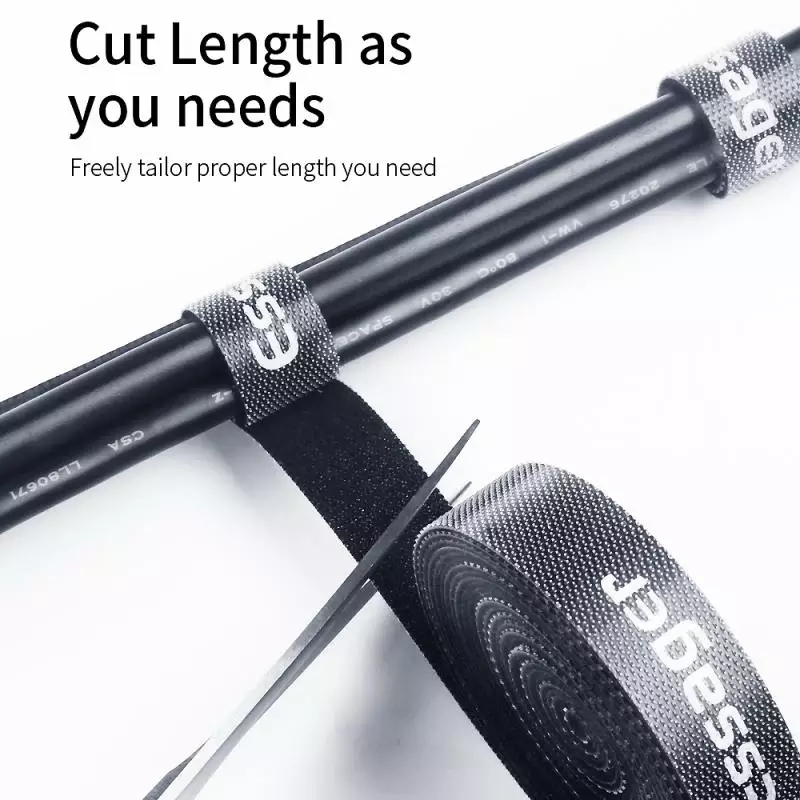 Picture of (39 inch) Cable Organizer Velcro Straps-BLACK