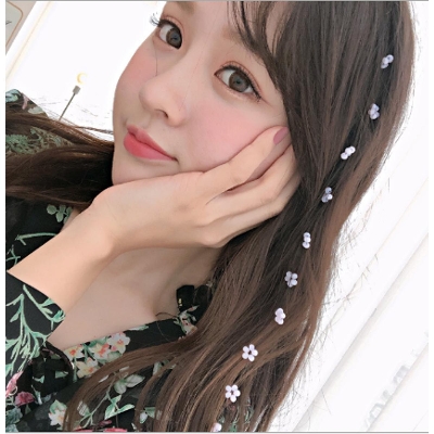 Picture of Girls New  Stylish Hair Extension Rhinestone Braid Hairpin 1 Pc