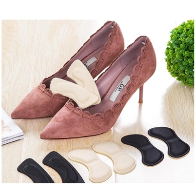Picture of 1 Pairs Adhesive Patch Insole Cushion Pads Anti-wear Heel Liner Pain Relief Shoes Accessories heel cushions for shoes