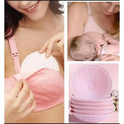 Picture of Washable Breatthable Absorbency Breastt Pads Anti-overflow Maternity Nursing Pad Baby Feeding Breastt Feeding Pad For Mom
