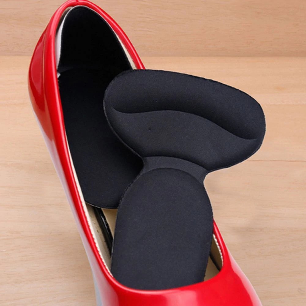 Picture of 1Pair (Black Color) Soft High Heels Half Yard Mat Arch Only Eat Orthopedic Insert Insole Foot Forefoot Protection Pad Women