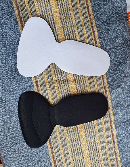 Picture of 1Pair (Black Color) Soft High Heels Half Yard Mat Arch Only Eat Orthopedic Insert Insole Foot Forefoot Protection Pad Women