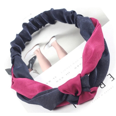 Picture of Women Headband Turban Elastic Headwear Head Wrap  Women Striped Hair Bands