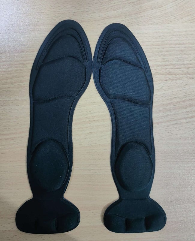 Picture of 1 Pair Adjustable Women High Heel Half Forefoot Insert Toe Plug Cushion Pain Relief Protector Fashion Big Shoes Toe Front Filler Adjustment