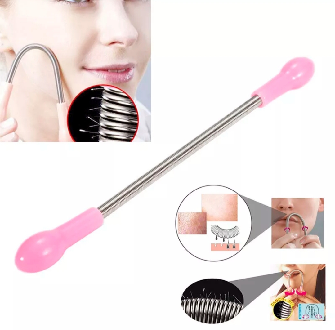 Picture of Bend Facial Face Chin Threading Spring Epicare Hair Remover Removal Stick