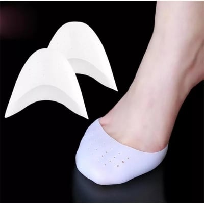 Picture of 1 Pair Shoe Pads Cushion Soft Silicon Gel Protector Pointe Toe Cover