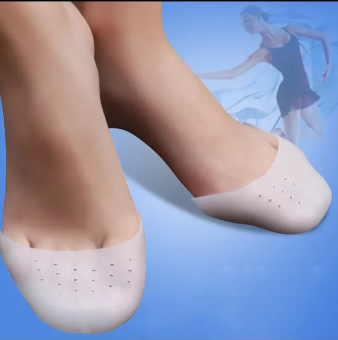 Picture of 1 Pair Shoe Pads Cushion Soft Silicon Gel Protector Pointe Toe Cover