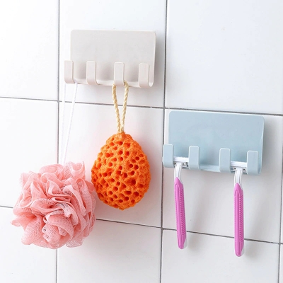 Picture of Mobile Phone Holders Phone Charger Wall Mounted 4 Hooks Storage Hanger Rack
