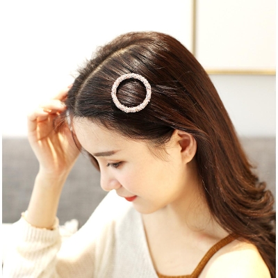 Picture of Fashion Hair Clip Women Girls Elegant Design Triangular Star Barrette Stick Hairpin Hair Pins Ponytail Head Accessory