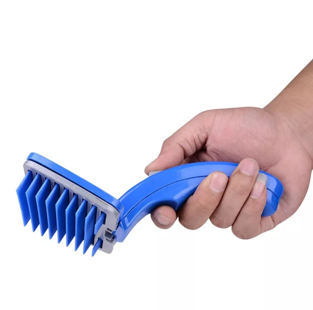 Picture of Dog Cat Shedding Anti-Static Hair Fur Brush Needle Massage Comb Rake Tool ( width1.5 inch and Length: 4 inch )