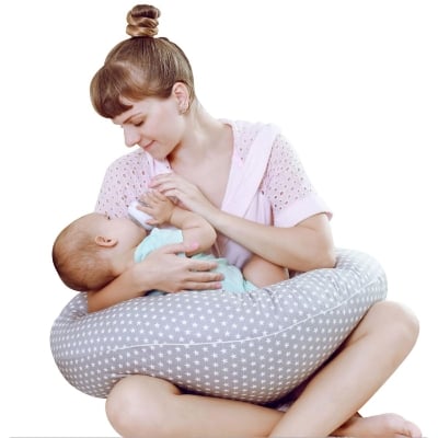 Picture of Child Feeding Pillow Cushion Multiple Support Protection Pillow With Fiber Cotton