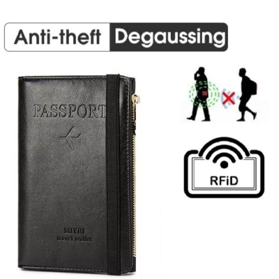 Picture of Premium Quality Passport Cover  With Card holder And Zipper