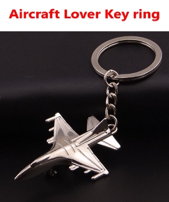 Picture of Aircraft Model Key Ring Metal Key chain Ring For Aircraft Lover