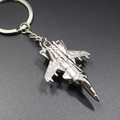 Picture of Aircraft Model Key Ring Metal Key chain Ring For Aircraft Lover