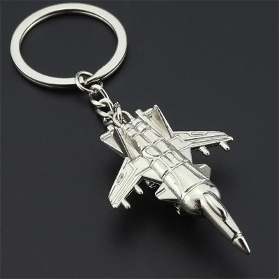 Picture of Aircraft Model Key Ring Metal Key chain Ring For Aircraft Lover