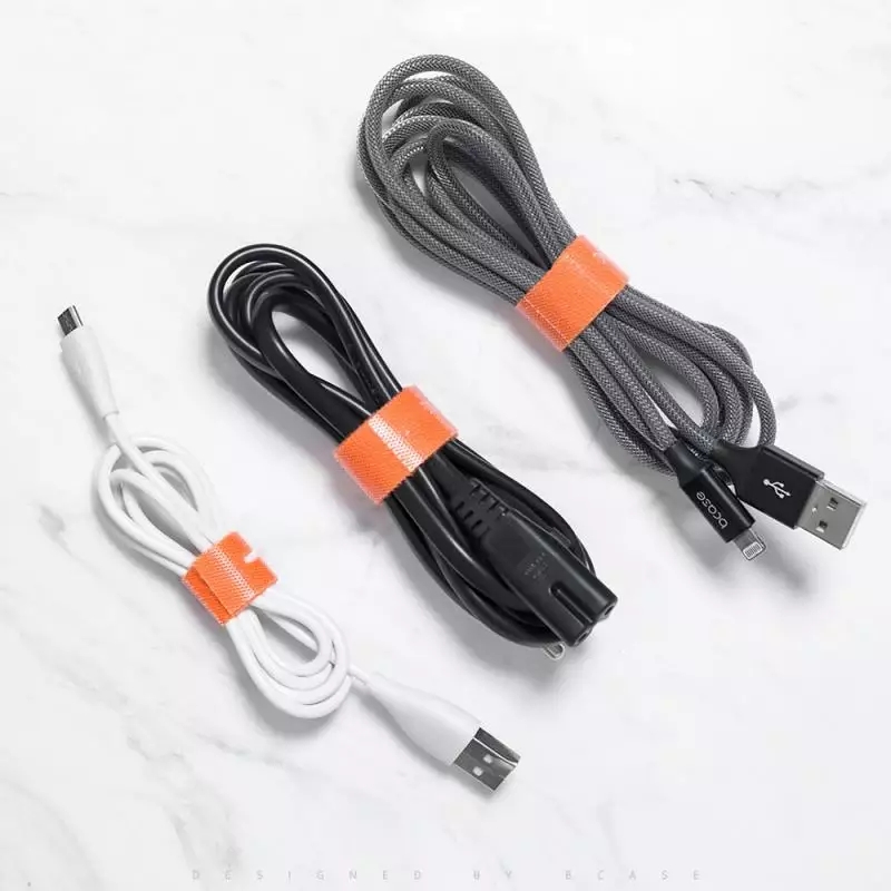 Picture of 2 Pcs /7 inch-Colorful Cable Winder Wire Organizer Cable Earphone Holder Cord Management Protector For Phone