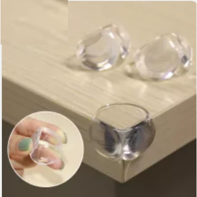 Picture of 2  Set-Table Corner Edge Protection Child Baby Safety Silicone Protector Cover Children Corner Edge & Guards For Kid