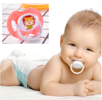 Picture of Baby Silicone Pacifier Hygienic Cap with Animal Pattern