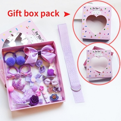 Picture of 18 Pcs Baby Girl Hair Clip Set for Children Hair Accessories