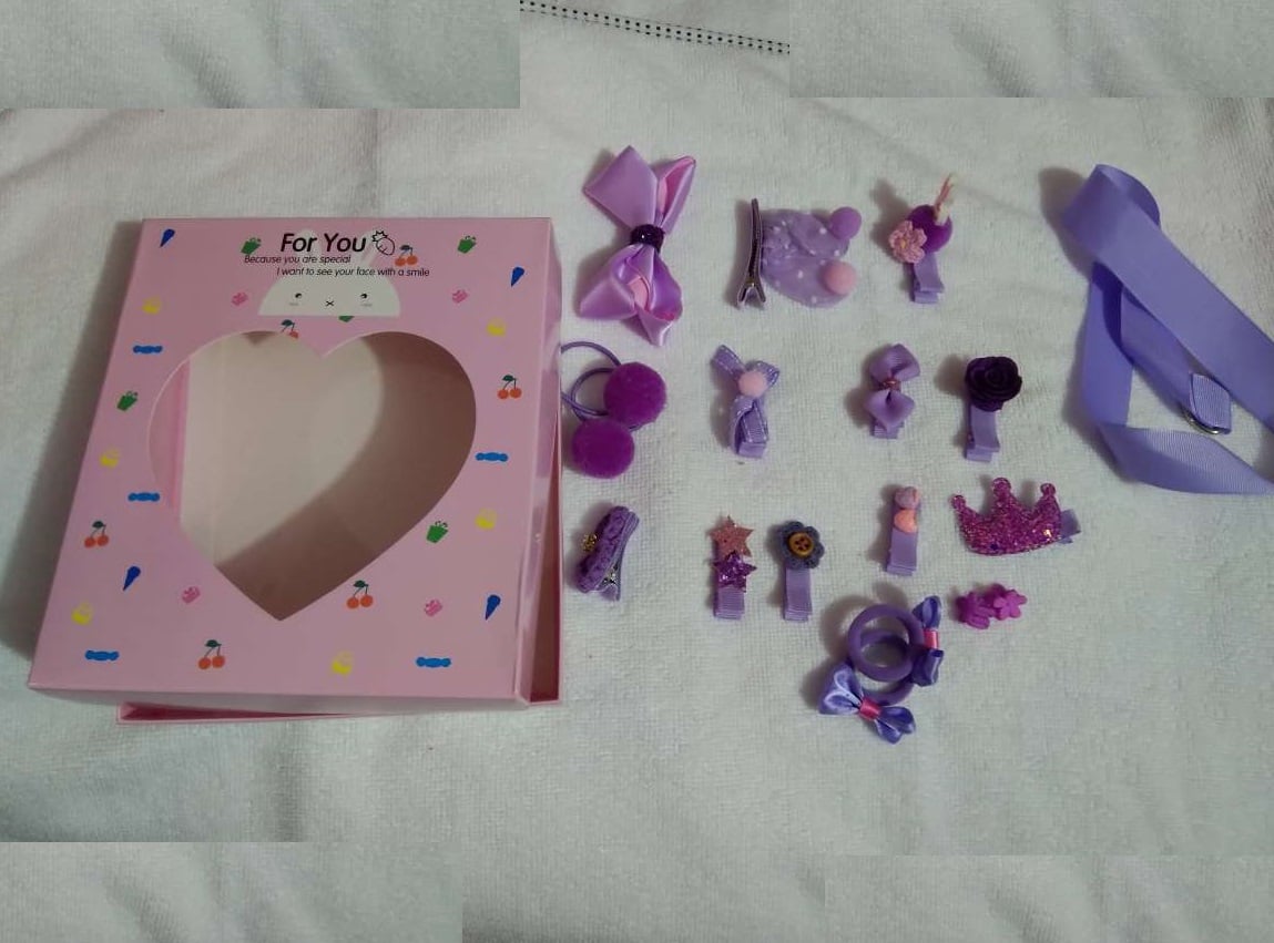 Picture of 18 Pcs Baby Girl Hair Clip Set for Children Hair Accessories