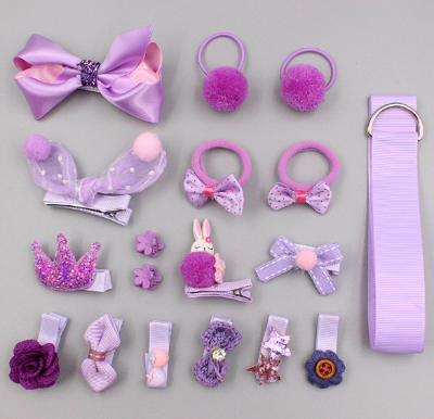 Picture of 18 Pcs Baby Girl Hair Clip Set for Children Hair Accessories