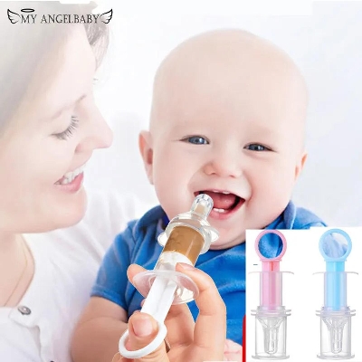 Picture of Baby Dropper Medicine Feeder Children Needle Feeder Squeeze Medicine Dropper Dispenser Pacifier