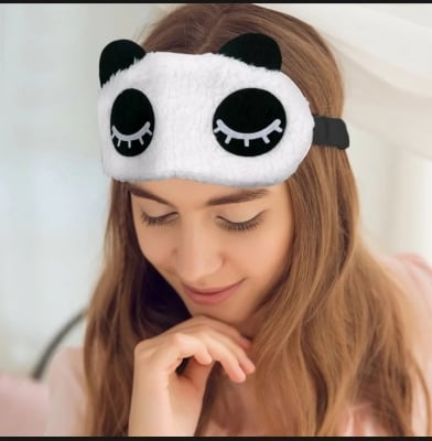 Picture of Eye Mask for Sleeping Cute Love Panda Cartoon Sleeping Mask Travel Rest Eye Shade Band Eye Patch Blindfold Sleep Aid Eyepatch