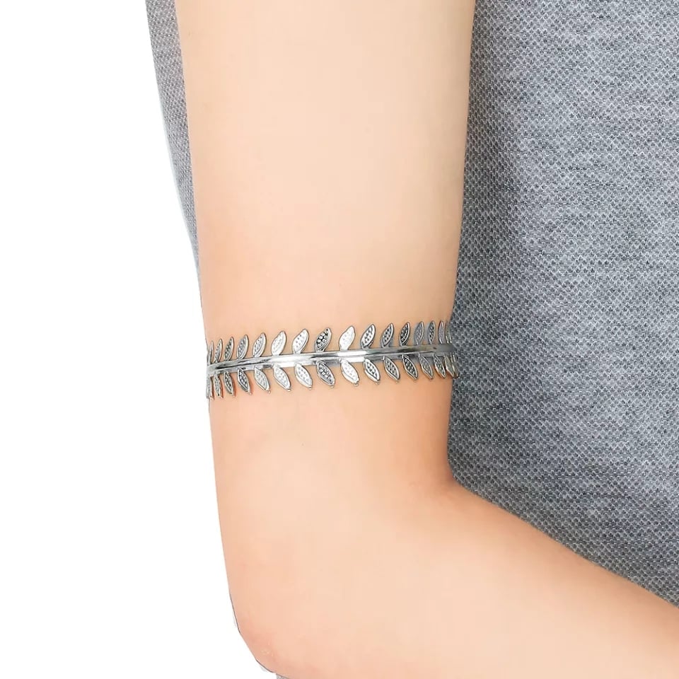 Picture of 1 Pc Stylish Party For Girls Baju For WomeLuxurion us Ornament For Female -  Silver