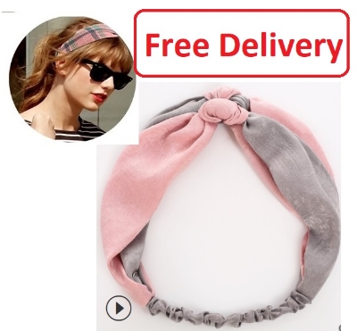 Picture of Women Headband Turban Elastic Headwear Head Wrap Women Hair Accessories for Women Striped Hair Bands ( Free Delivery )