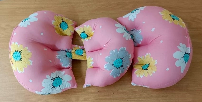 Picture of Pregnancy Belly Support Pillow With Extra Belly And Back Support Pillow Free Size