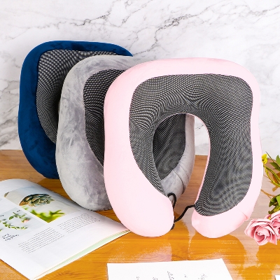 Picture of U Shaped Memory Foam Necck Pillows Soft Travel Pillow Massage Necck Pillow