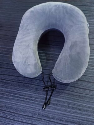 Picture of Valvet Travel Neck-Pillow Folding U-Shaped Memory Foam + Eye Masks Soft Massage Pillow for Sleeping in Bus Car Plan