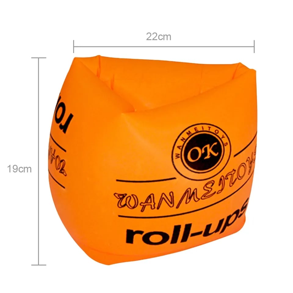 Picture of Kids Swimming Arm Ring PVC Inflatable Safety Durable Swimming Arm Band Rings Float Air Sleeves Circle Protect swimming safety-Blue